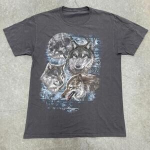 Three Wolf Pack Moon T Shirt